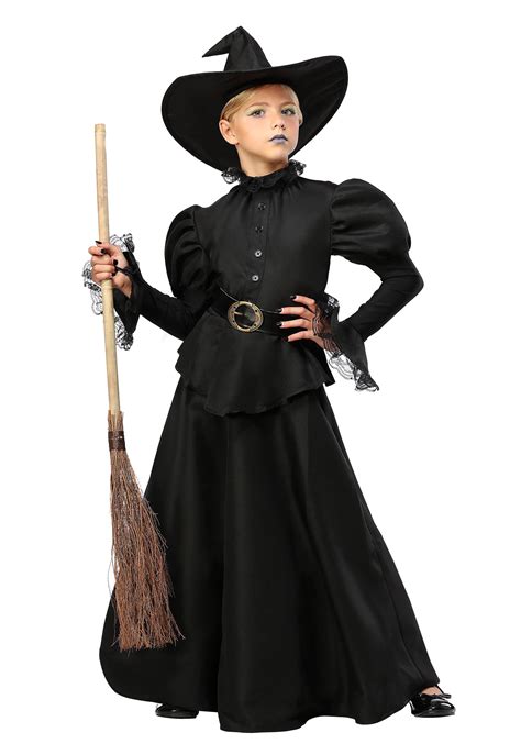 Witch attire for young girls